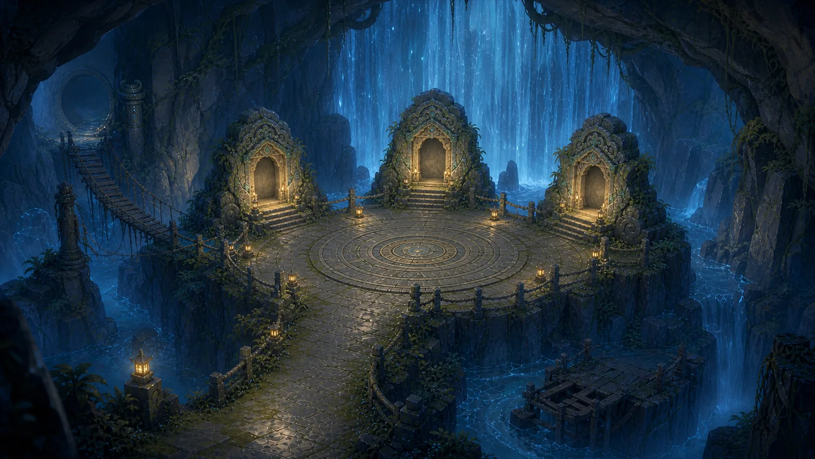 Spirit gates in Water Curtain Cave